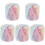 5Rolls Multi Gradient Cotton Yarn Thick Soft Yarn for Knitting Clothes 1