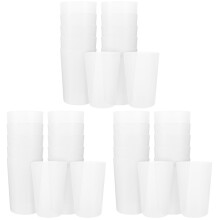 36St Duurzame Witte Plastic Bekers Tandenborstel En Mondwater