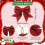 Decorative bow - Red Christmas bow - 8 pieces - Indoor use - Hanging 2
