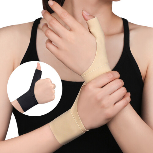 Handgelenk-Daumen-Stütze, 1 Paar Beige 2