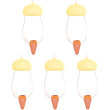 5Pcs Automatic Watering Spikes Light Yellow for Indoor Plants