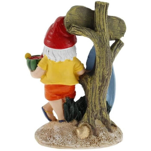 Beeldje - Tuinkabouter - Hars - Buitendecoratie - Grappige humor 2