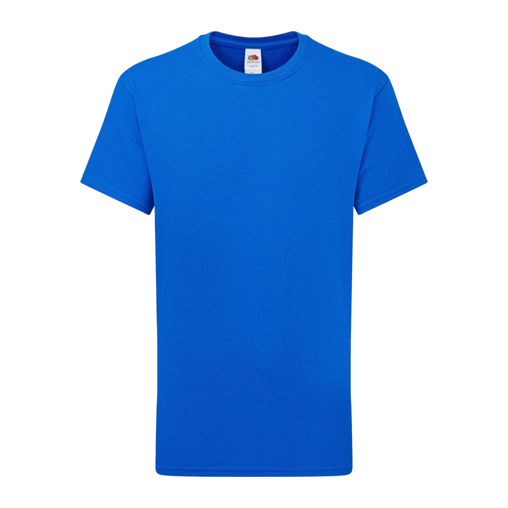 Fruit Of The Loom (3-4 Years, Royal Blue) Childrens/Kids Iconic 195 T-Shirt