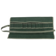 Green Foldable Canvas Garden Tool Belt for Pruning and Accessories