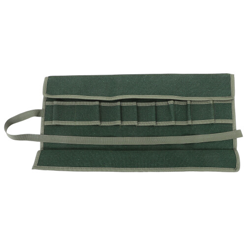 Green Foldable Canvas Garden Tool Belt for Pruning and Accessories