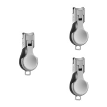 3St Rvs Mini Nagelknippers Met Bek, Draagbaar En Compact