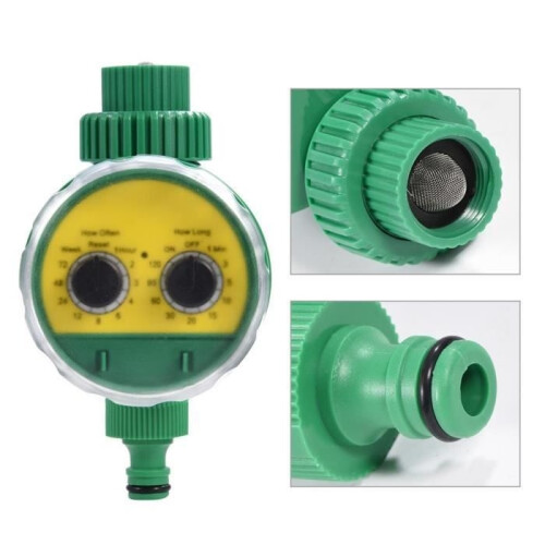 Multifunctional Automatic Electronic Dual Dial Watering Timer Garden Irrigation Controller - GUA 1