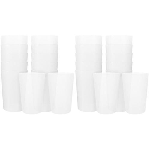 24Pièces En Résistants Blancs Pour Bain Brossage