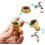 Set van 4 messing waterslangkoppelingen, 1/2 en 3/4 inch buitendraad 3