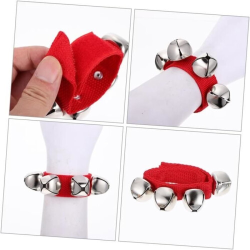 Musical Percussion Bell with Shaking Jingle Bells - 12 Pieces 1