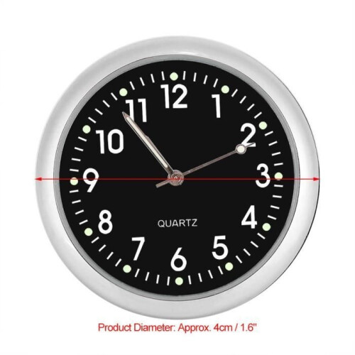 Quartz car clock, glass mirror surface, exquisite workmanship, good and beautiful car clock, office study for 1