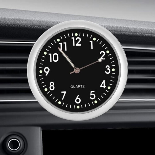 Quartz car clock, glass mirror surface, exquisite workmanship, good and beautiful car clock, office study for 2