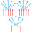 30Pcs Safe Plastic Bird Perches Holders for Cage Accessories and Toys 1
