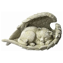 Figurine - GIGICIAL - Angel Cat - Weatherproof - Garden Decoration