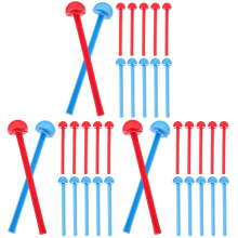 36Pcs Multi ABS Bird Perch Stand Rods Stable Parrot Cage Exercise Toy