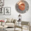 Modern Silent Wall Clock, 30cm Digital Wall Clock, Round Quartz Digital Wall Clock (Gold) 3