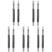 5Sets Lichtgewicht Hamervrije Spiraal Nagelpunch Set Carbon Staal