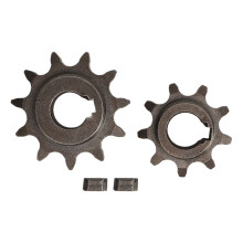 Vorder-/Hinterrad-Motor-Kit 9T 11T 10mm Kohlenstoffstahl 06B