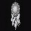 Dreamcatcher, White Feather Hanging Decor - TEMPSA - Round - Indoor 3
