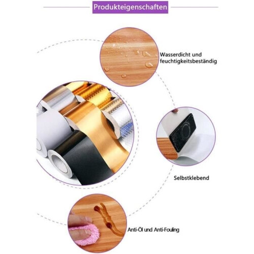 Adhesive Wall Border - Thick Vinyl - 10 m - Waterproof - Interior Decoration 2