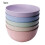 Wheat straw balls, cereal bowl, unbreakable dinner set, biodegradable, environmentally friendly microwaveable 4
