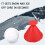 Blue Style 2-Piece Winter Car Magic Window Windshield Ice Scraper Funnel Shaped Snow Remover Cone 2