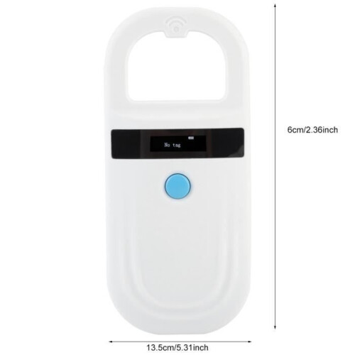 Pet ID Scanner - HB036 - Rechargeable - OLED Screen - Wireless Reading - 134.2kHz 2