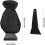 Ice Scraper - Not specified - Model with Glove - Heated Lining - Plastic Scraper - Black 2
