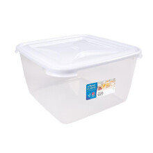 Wham Cuisine Large Square Food Box White Lid 15L