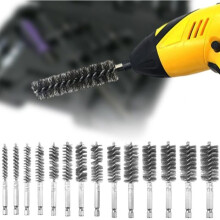 Stainless steel boring brushes - CUNEARY - Pack of 14 - Assorted sizes - Durable - Multifunctional