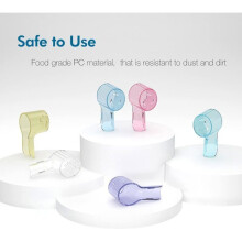Electric toothbrush head cover - SUTEO - Pack of 6 - Multicolored - Compatible with Oral-B & iO - Washable