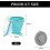 Collapsible Cup - Camping - 4 Pieces - Silicone - Reusable - BPA Free 2