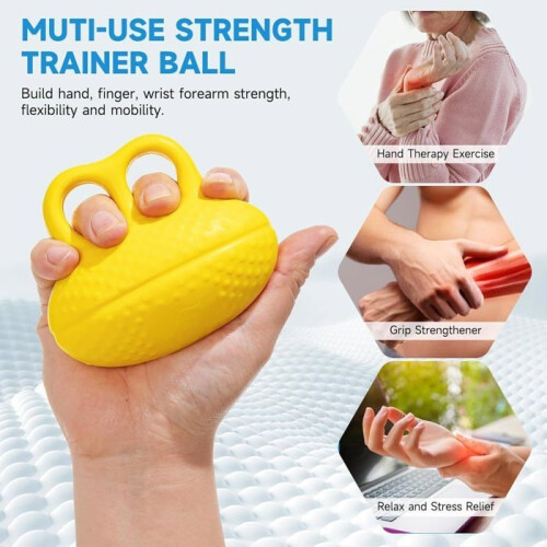 Compression ball for fingers, grip strength trainer to develop hand, finger and wrist strength 1