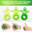 Hand and finger muscle training set, 6-piece set, hand training ring and training device 5