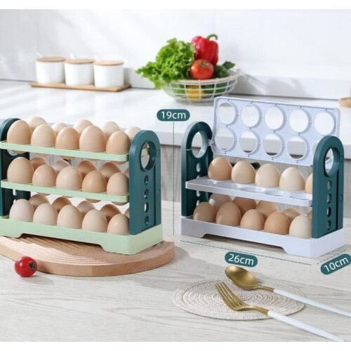 Egg box, egg storage box, refrigerator door egg holder, rotating egg box, for 1