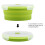 Lunch box - QIILU - Round model - 800 ml - Food-grade silicone - Collapsible and stackable 3