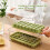 Ice Cube Tray with Lid, 64 Pieces Square Ice Cube Trays, Easy Release Ice Cube Mold 3