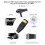 Electromagnetic Radiation Detector - ForV - EMF Gauss Meter - 5 LEDs - Portable - Digital 4