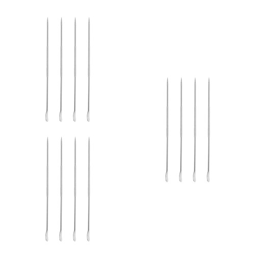 12Pièces Outils Latte Acier Inoxydable Argent Pour Création