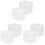 6Pcs Transparent Bread Organizer Sealed Food Box for Picnic Use 1