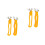 4Pièces Ouvre-Noix Multifonction Orange Confortable Résistante 1