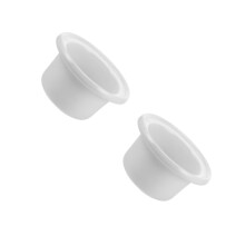 2Pcs White Ceramic Inner Pot for Slow Cooker Heat Evenly Cook Meals