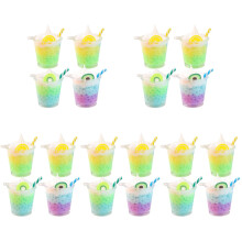 20St Kleine Plastic Cup Bedel DIY Voor Sleutelhangers En Sieraden