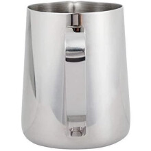 350ml Milk Jug 304 Stainless Steel Milk Pitcher with Graduated Engraving Inside for Frothing Milk, Cappuccinos, A18