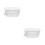 2St Stevig Wit Plastic Frisdrankdispenser Met , Voor Thuis 1