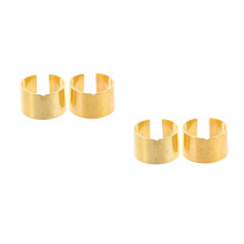2Pairs Car Audio Battery Terminals Gold Plastic Secure Connection Kit