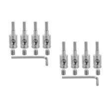 2Sets Veelzijdige Zilveren Draadconnector Kit Koperen Terminals Auto