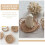 Set of 2 woven coasters for office, home decor, coasters... 2