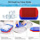Ice cube tray - Silicone - 2 molds - Temperature resistant - Easy to unmold - Stackable 4