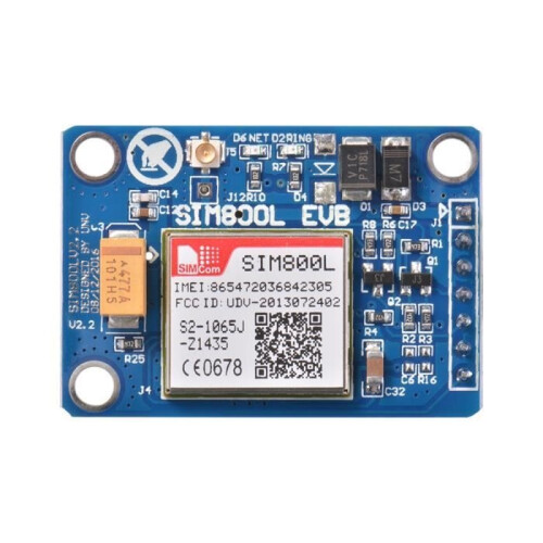 GSM GPRS-module - SIM800L - Quad-band - IPEX-antenne - Compatibel met Arduino/Raspberry Pi - 4,6-5,2V